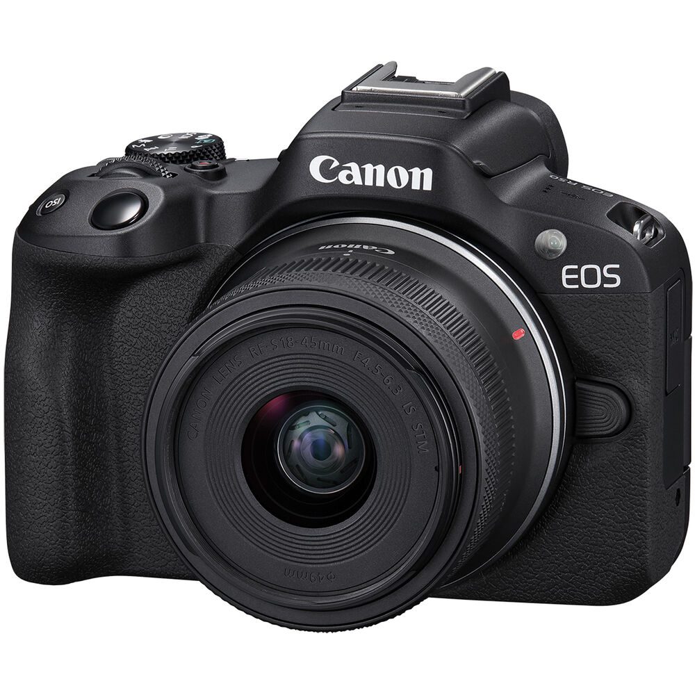 Canon EOS R50 Mirrorless Camera with RF-S 18-45mm F4.5-6.3 IS STM