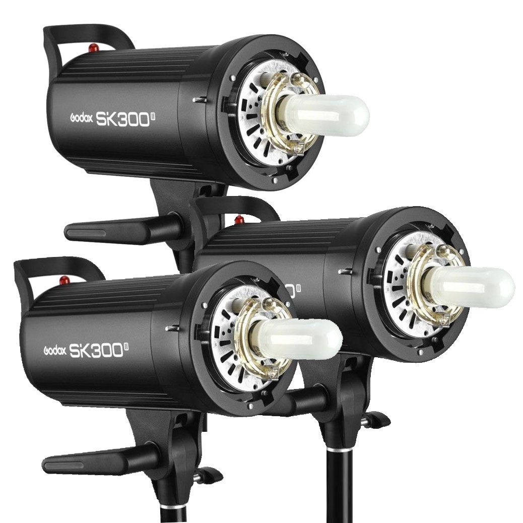 GODOX SK300II Studio Strobe Lighting Kit (Bag excluded)