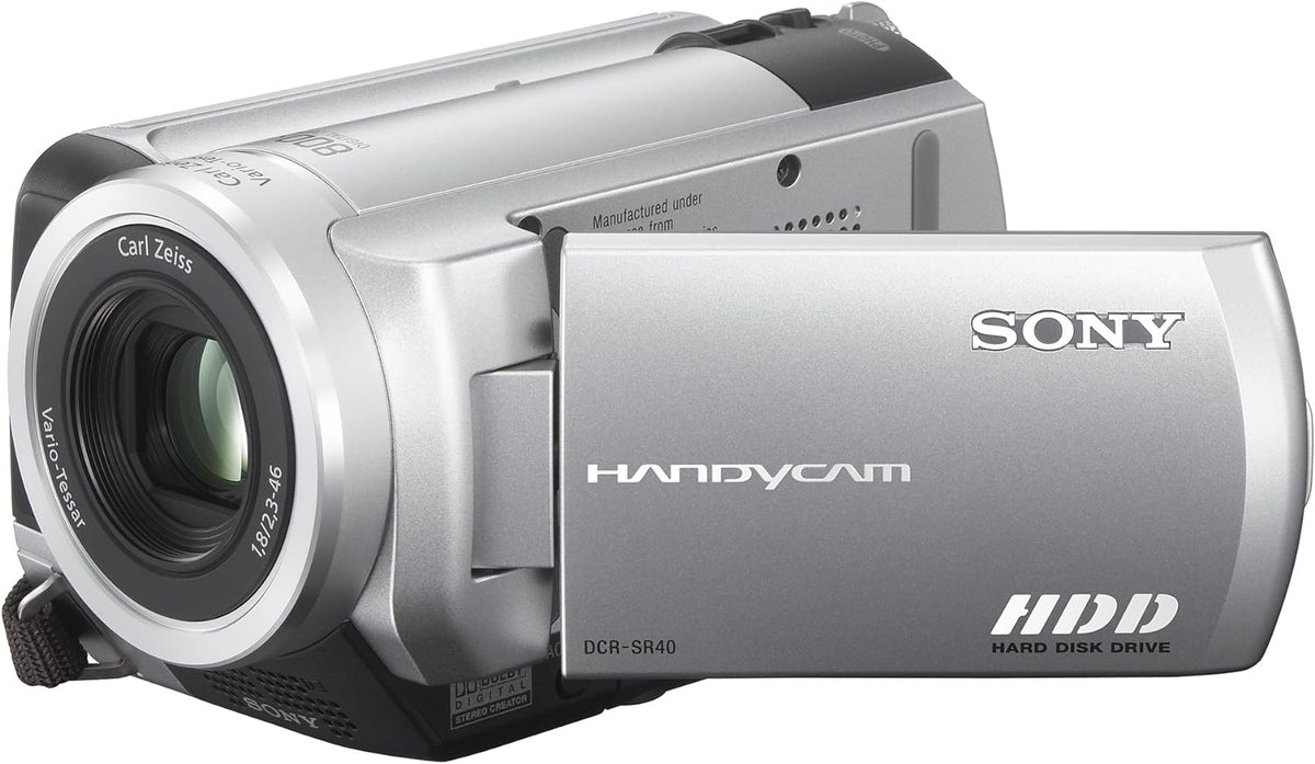 Sony DCR-SR42 Silver 30GB HDD 40x Optical selling Zoom 2.5-inch LCD Handycam Camcorder