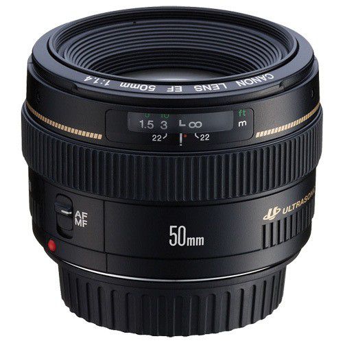 Canon EF 50mm f/1.4 USM Lens (Used)
