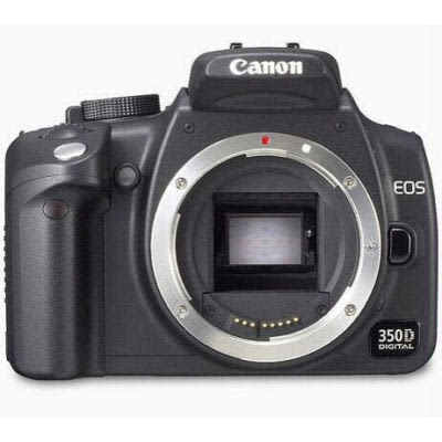 Canon EOS 350D Digital SLR camera with 18-55mm lens (Used)