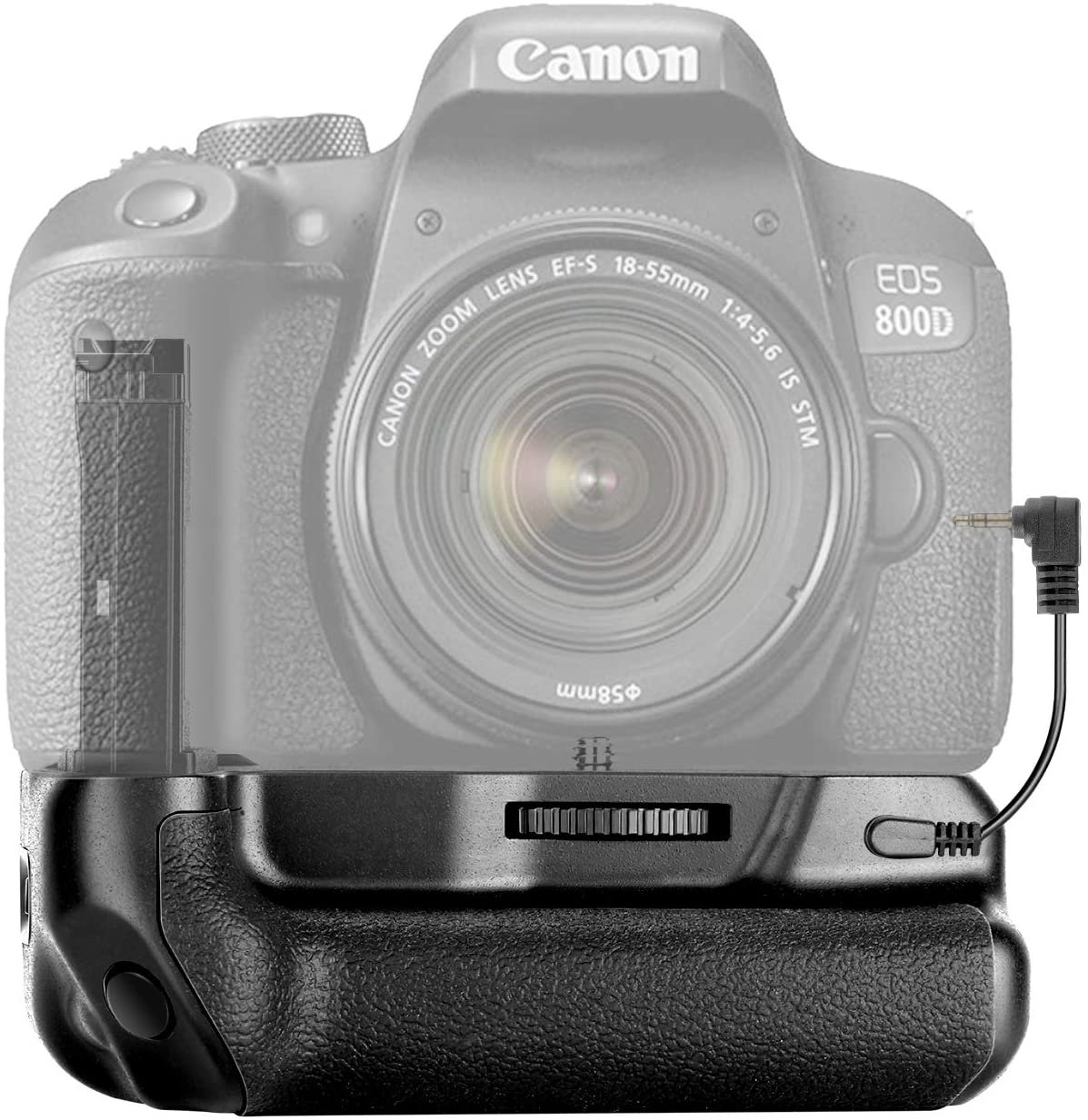 Empuñadura De Batería Vhbw Para Canon EOS 800D, 77D, Rebel T7i – Compatible Con BG-1X Empuñadura De Batería Vhbw Para Canon EOS 800D, 77D, Rebel T7i – Compatible Con BG-1X