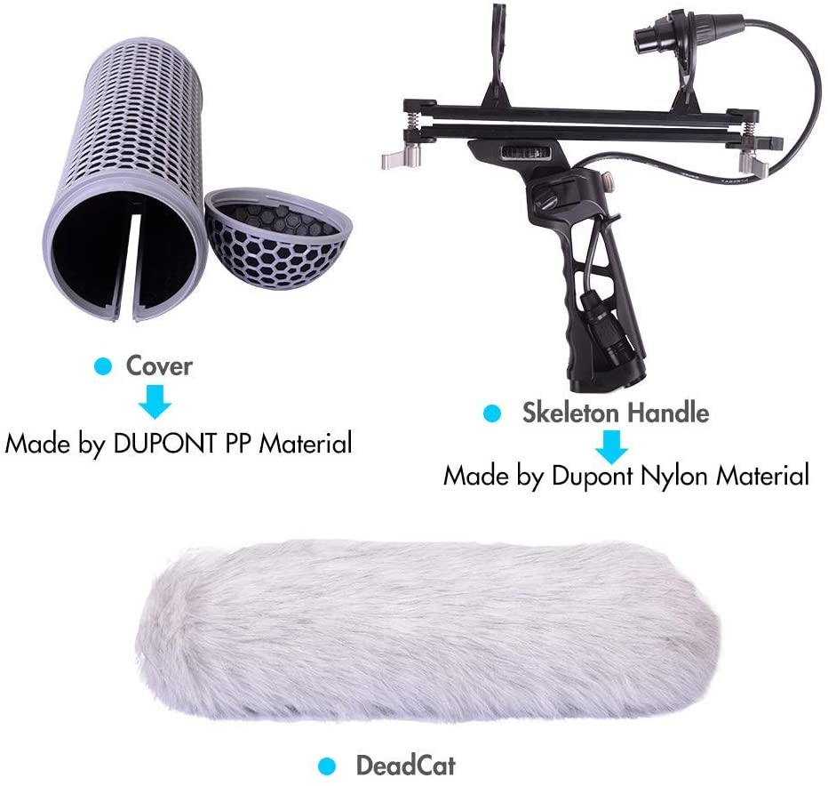 Micolive Microphone Windshield Blimp Windscreen S A Camera Land