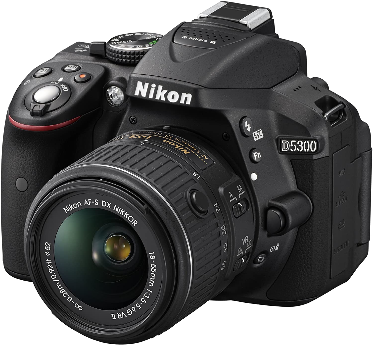 NIKONＤ5300 Nikon D5300 Digital SLR with 18-55mm VR II Compact Lens – S A