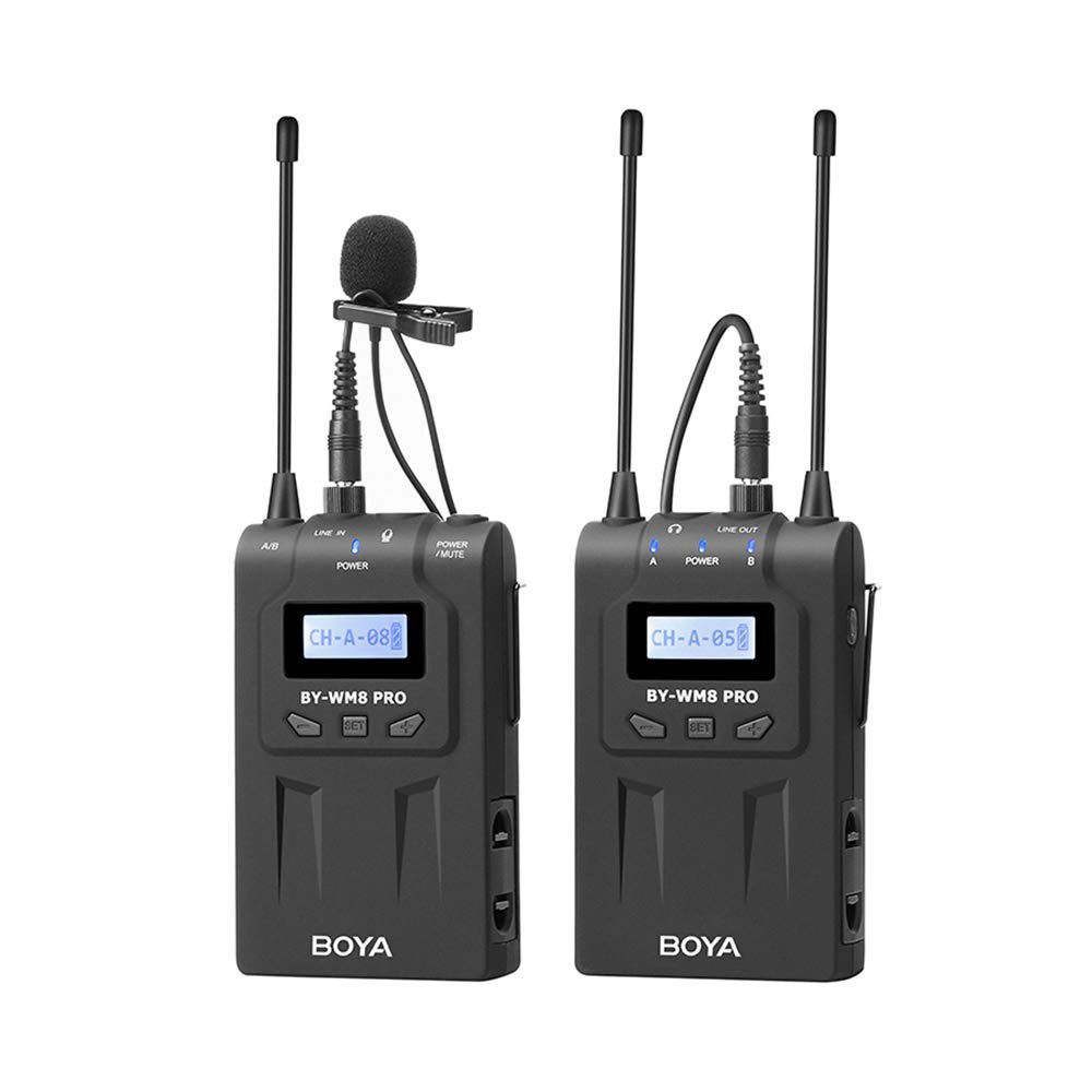 Boya BY-WM8 Pro K1 – Dual-Channel Wireless Mic System