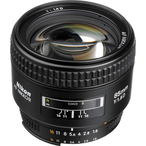 Used: Nikon 85mm f 1.8 D AF Lens