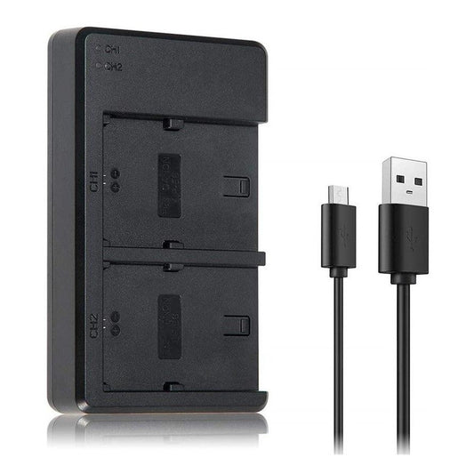 FB Dual USB Charger for Sony NP-FH50