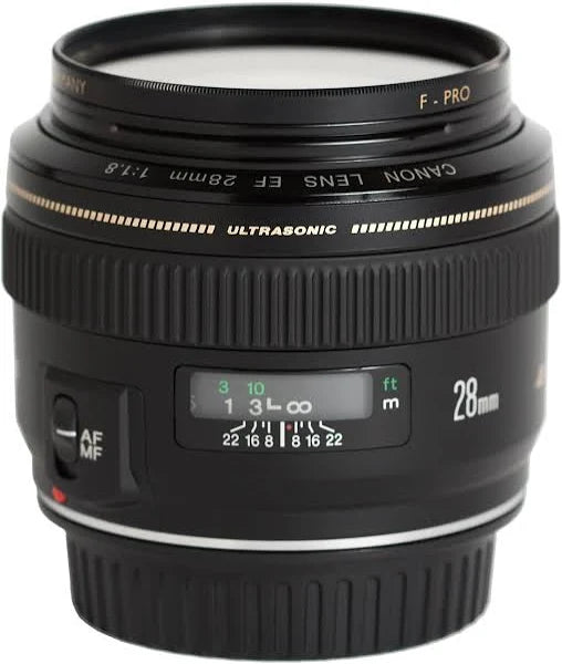 Used: Canon EF 28mm f/1.8 USM Lens