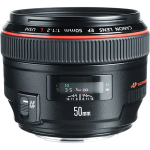 Canon EF 50mm f/1.2 L USM Lens (Used)