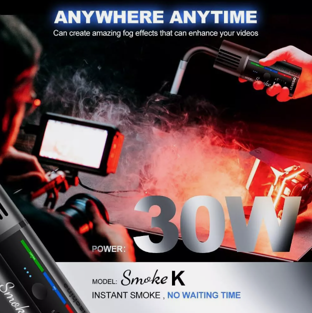 LENSGO Smoke K 30W Portable Handheld Fog Machine