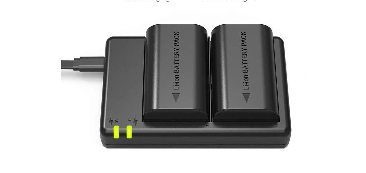 FB Dual USB  Charger for canon LC-E12