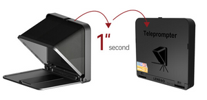 LENSGO TC7 Teleprompter Fold In 1 Second