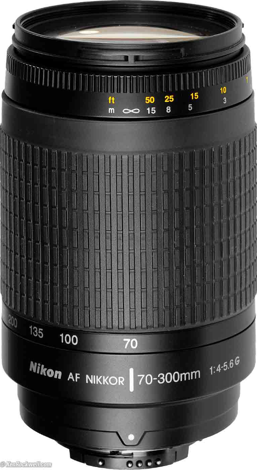 Nikon AF NIKKOR 70-300mm f/4-5.6 Lens (Used)