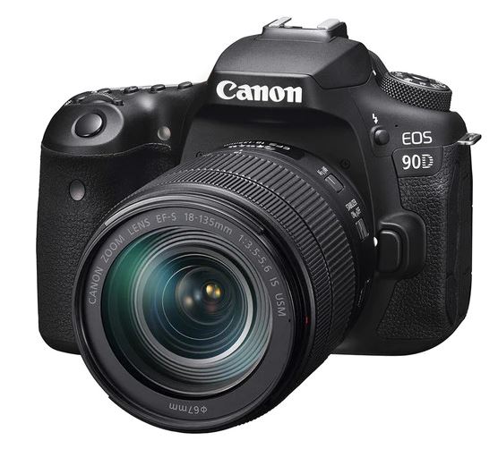 Canon 90D Camera with 18-135mm Lens