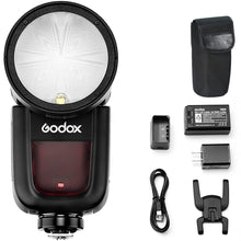 Load image into Gallery viewer, Godox V1 (F) Round Head Speedlight for Fuji
