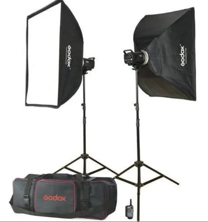 Godox MS300 2 x Monolight kit (Bag included)