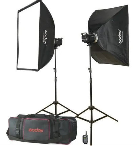 Godox MS300 2 x Monolight kit (Bag excluded)