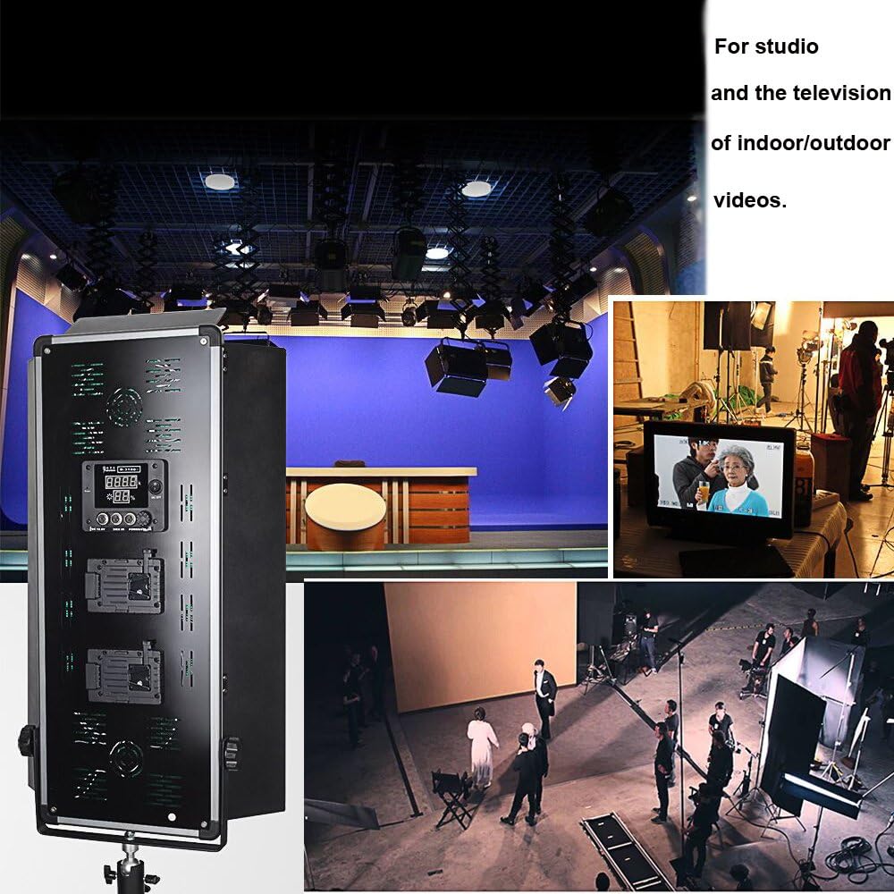 Yidoblo Slim D-3100II Bicolor High Power 3068 LED Photography Continuous Lighting Panel, 200W 20000 Lumen , DMX Compatible