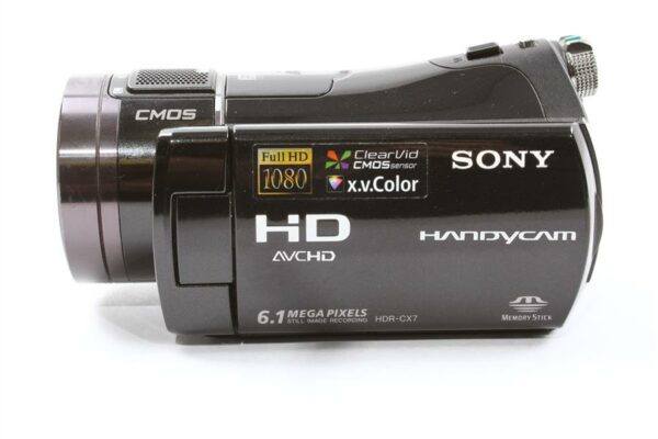 Used Sony HDR-CX7 Camcorder - Lens View