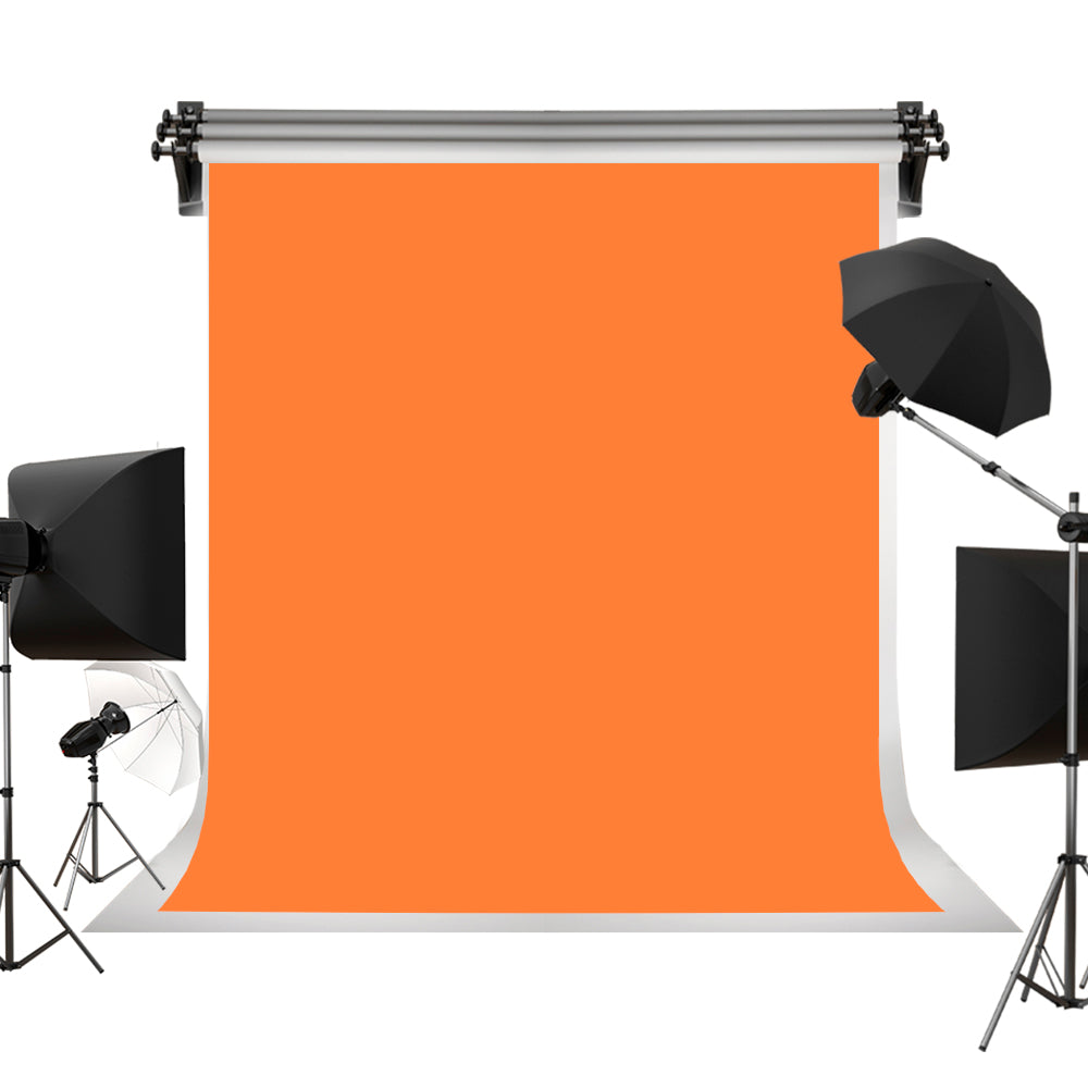 3X6M PVC Vinyl Studio Backdrop Orange with black backing