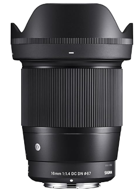 Sigma 16mm f/1.4 DC DN Contemporary Lens for Sony E-Mount (Used)