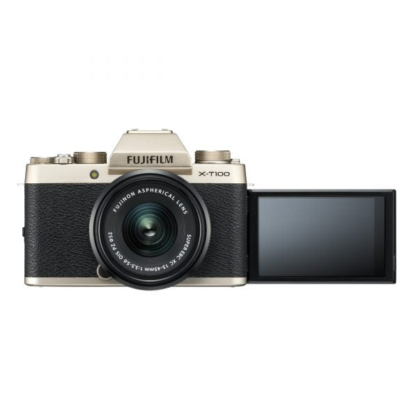FUJIFILM X-T100 Mirrorless Digital Camera + 15-45mm Lens