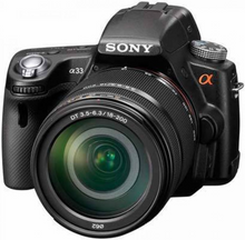 Load image into Gallery viewer, Sony Alpha SLT-a33 + 18-55mm lens (Used)
