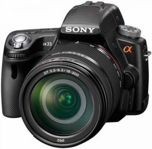 Sony Alpha SLT-a33 + 18-55mm lens (Used)