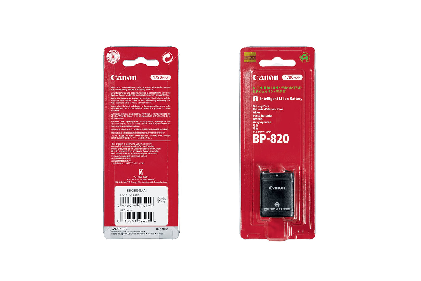 Canon BP-820 Lithium-ion Battery