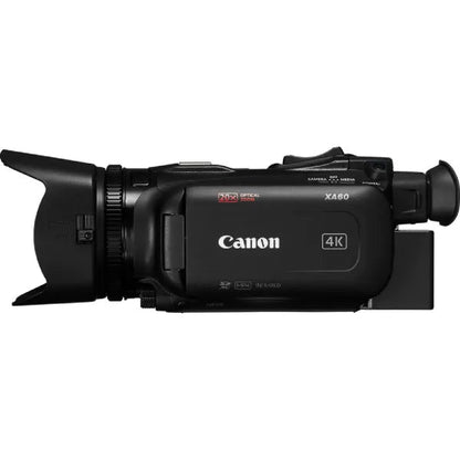 Canon XA60B 4K Camcorder - Side View