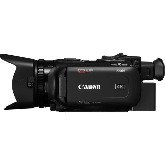 Canon XA60B 4K Camcorder - Side View