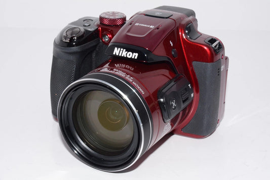 Nikon COOLPIX P600 16.1 MP Wi-Fi CMOS Digital Camera with 60x Zoom RED