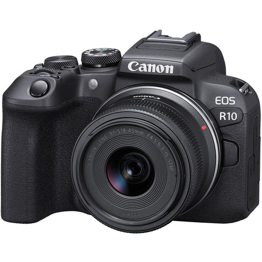 Canon EOS R10 with RF-S 18-45mm Lens Mirrorless Camera Kit