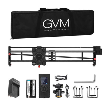 GVM 120cm Motorized Camera Slider Track Dolly for DSLR Camera & Camcorders