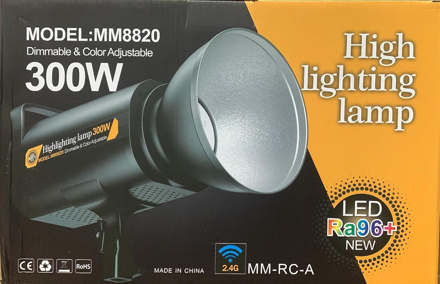 Professional 300W LED Video Light for Photo and Video Coverage