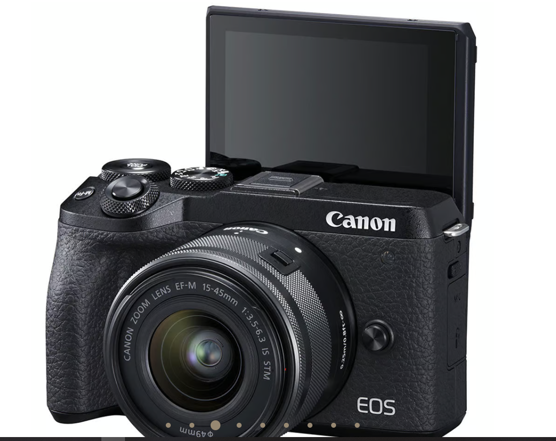 Used: Canon EOS M6 Mark II + 15-45mm – Mirrorless Camera Kit