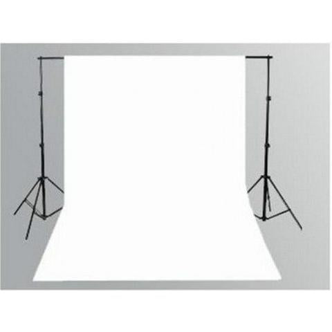 White Backdrop Material 3x6m with stands