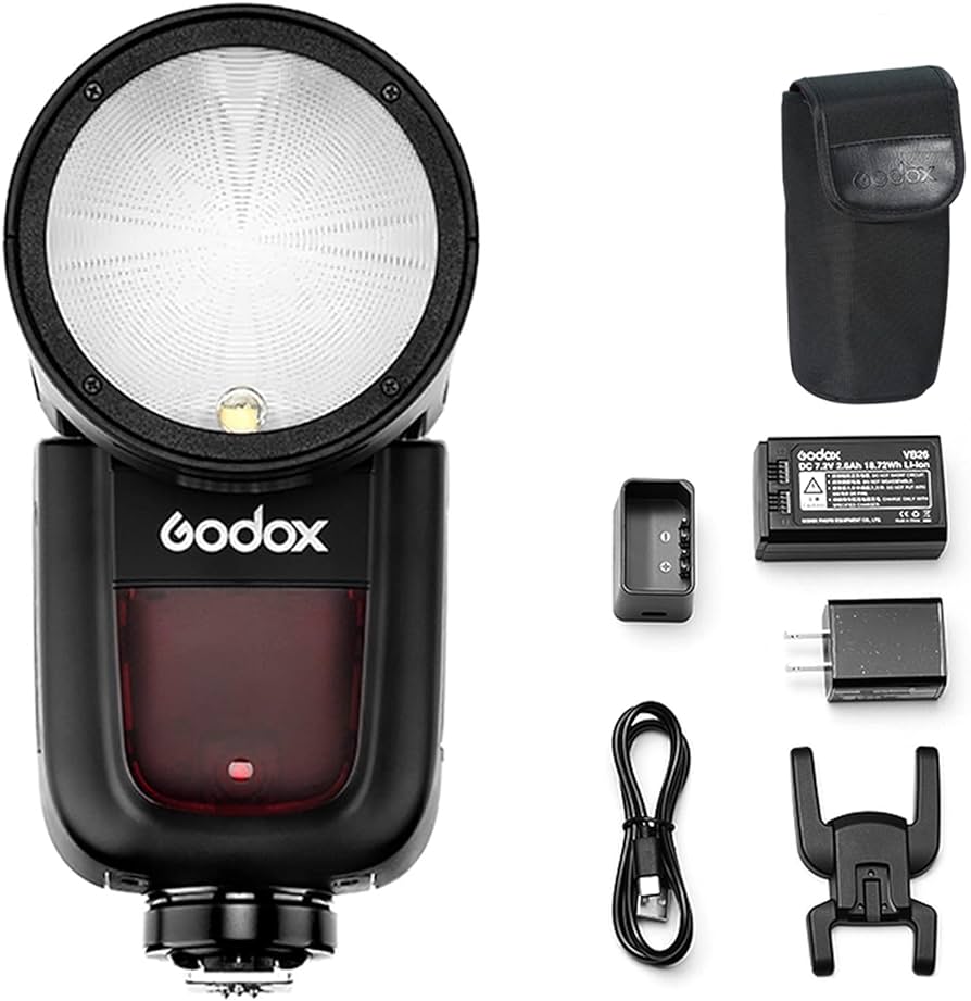 Godox V1 (O) Round Head Speedlight for Olympus