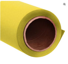 Load image into Gallery viewer, 2,72X11M Savage Seamless Paper Backdrop (Yellow)

