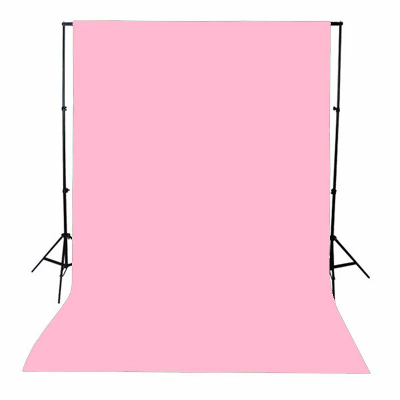 3X6M PVC Vinyl Studio Backdrop Pink with black backing