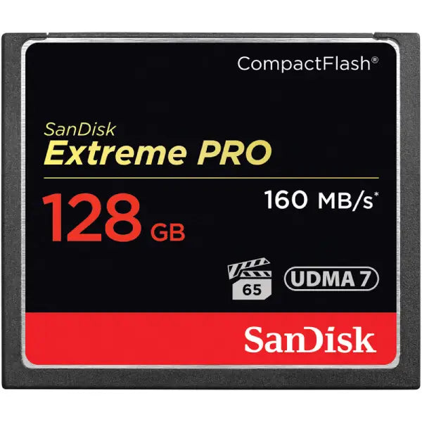 SanDisk 128GB Extreme Pro 160MB/s CompactFlash Memory Card