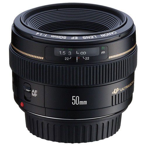 Canon EF 50mm f/1.4 USM Lens (Used)