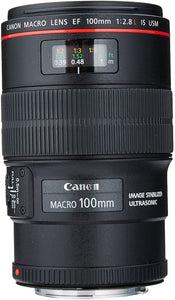 Used: Canon EF 100mm f/2.8L IS USM Macro Lens for Canon