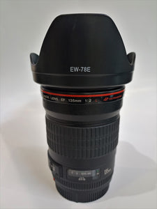 Used: Canon EF 135mm f/2 L USM
