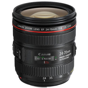 Used: Canon EF 24-70mm f/4 L IS USM Zoom Lens