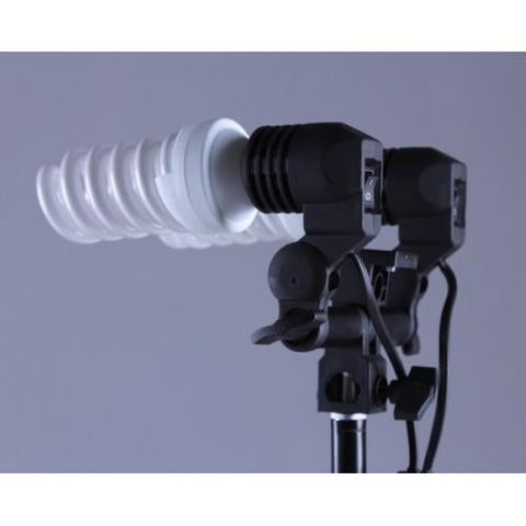 2pcs Spiral 2x 85watt Lights with Translucent umbrellas