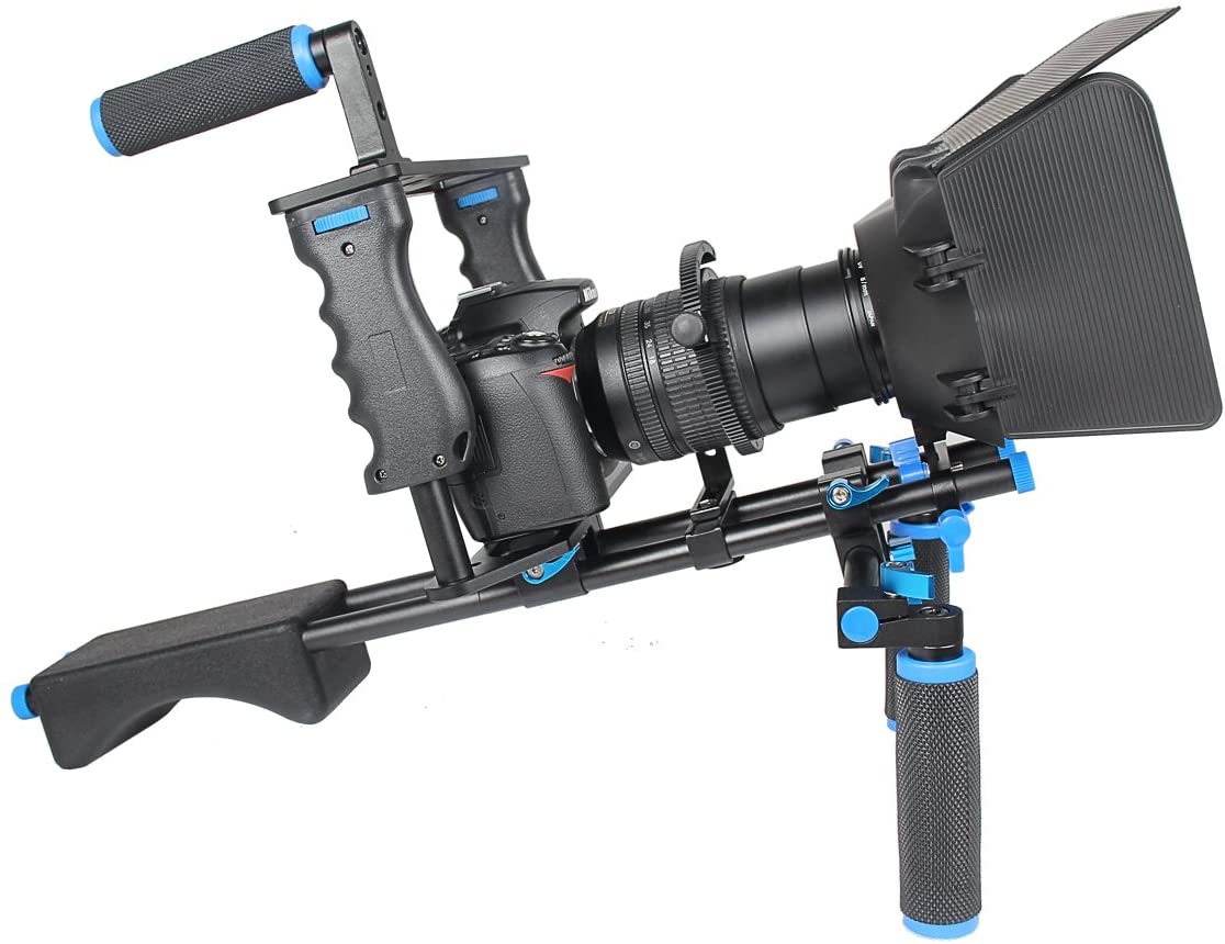 Yelangu Shoulder Rig with Camera Cage and Follow Focus Kit