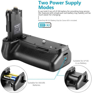 Battery Grip for Canon EOS 6D DSLR Camera (BG-E13)
