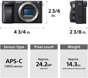 Sony Alpha a6400 Mirrorless Digital Camera Bundle