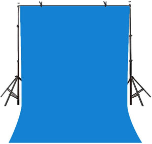 Blue Backdrop 3x6M (muslin) material with stands